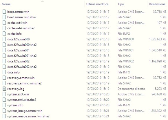 Screenshot TWRP to UFED 6